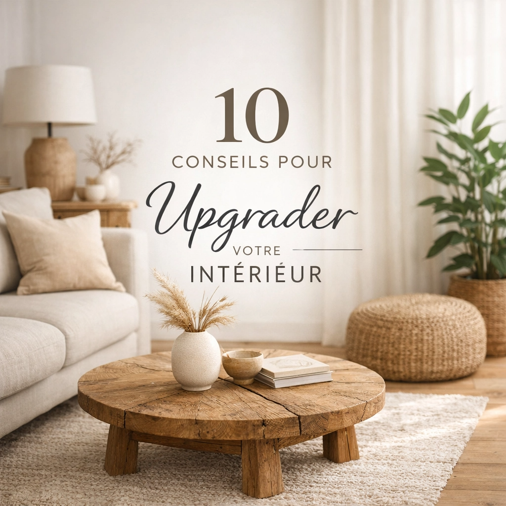 10 Conseils pour Upgrader votre Intérieur